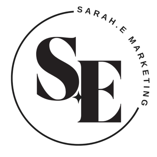 om oss Sarah E Marketing varumärleslogga digital marknadsföring umeå